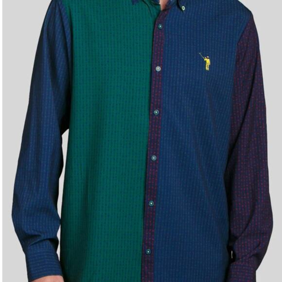 William Murray 3 XL Golf “Beersucker” Long Sleeve Button Down NWOT - Picture 6 of 6